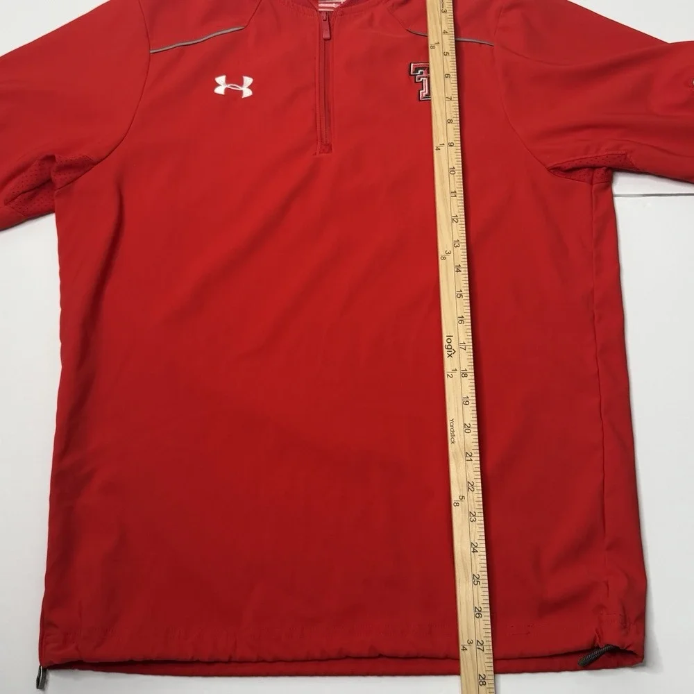 Under Armour Texas Tech Pullover Men's XS Red 1/4 Zip‎ Athletic Top